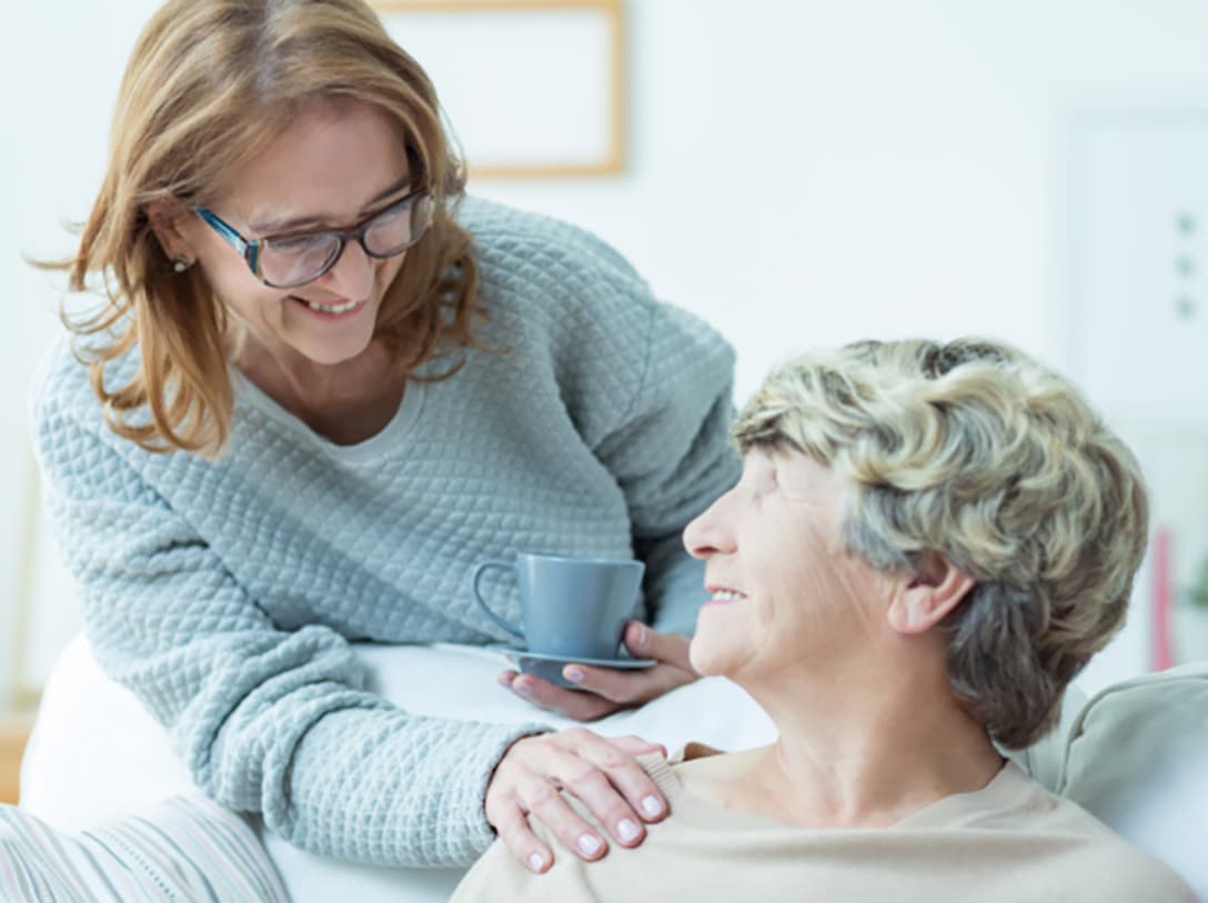 Elderly woman and daughter - Home Instead