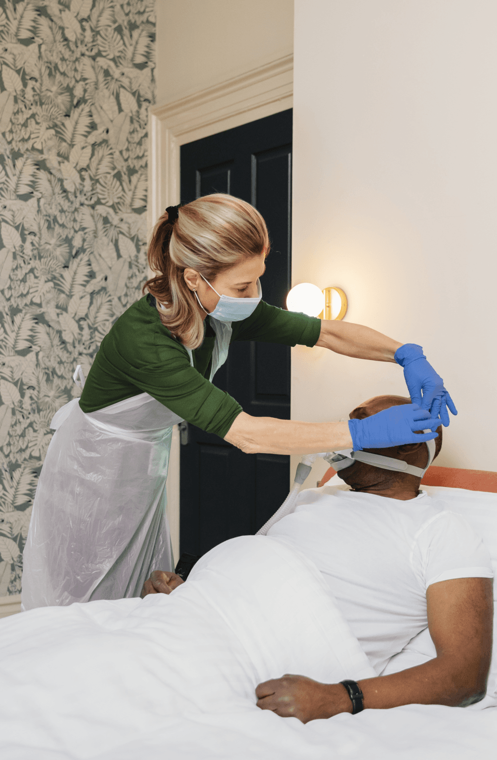 care for ventilated patient