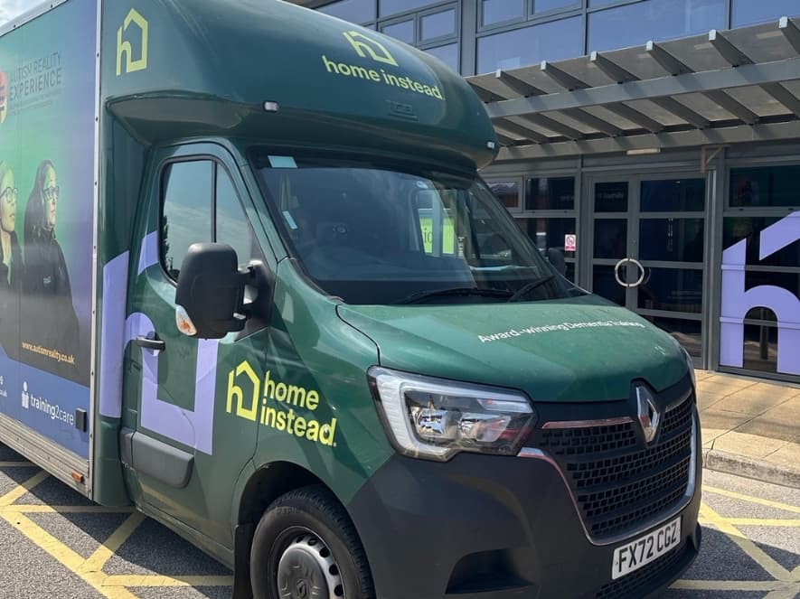 Home Instead brings the Virtual Dementia Bus to Wrexham