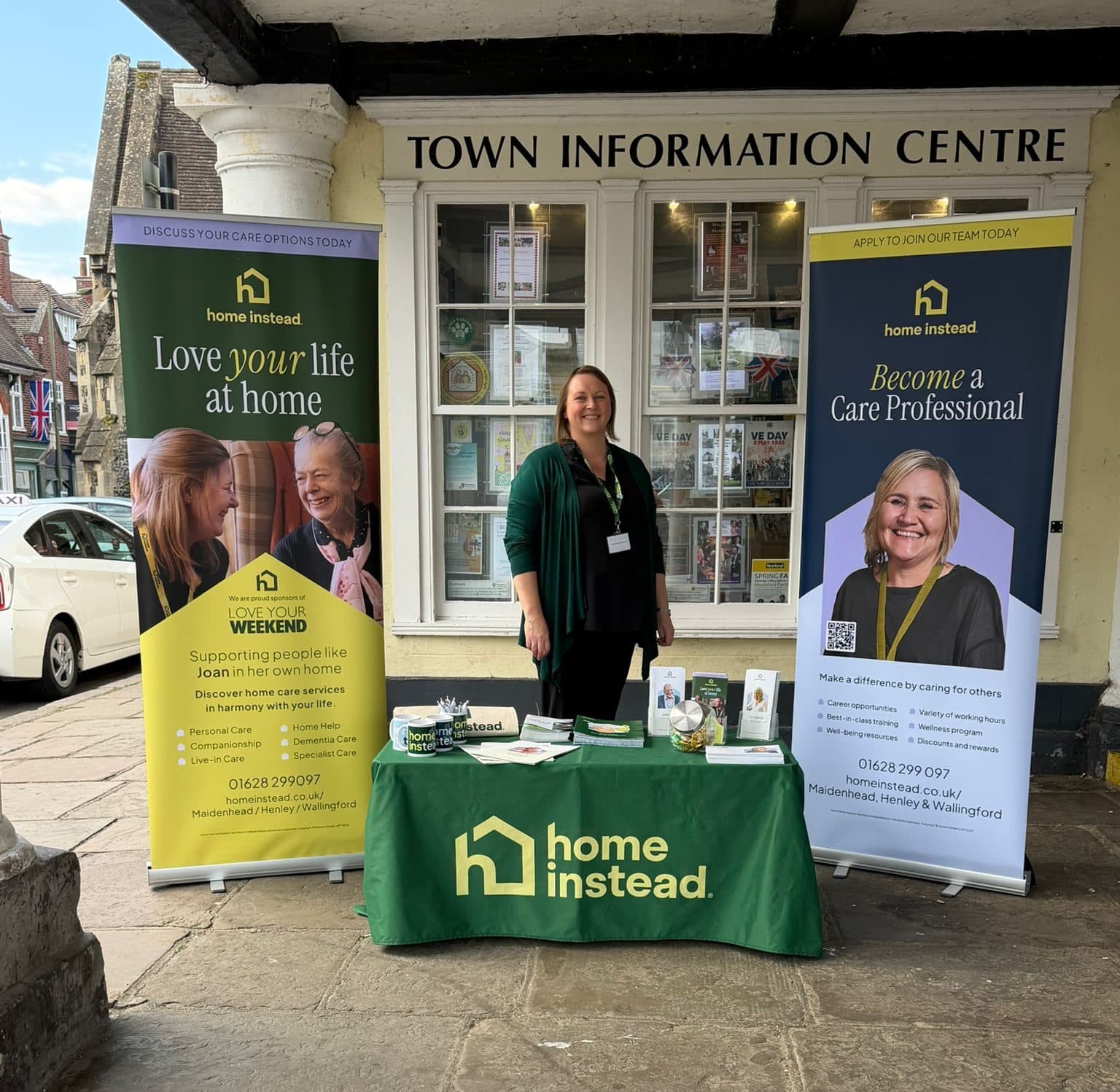 Meet the Home Instead Team at the Market Place Today
