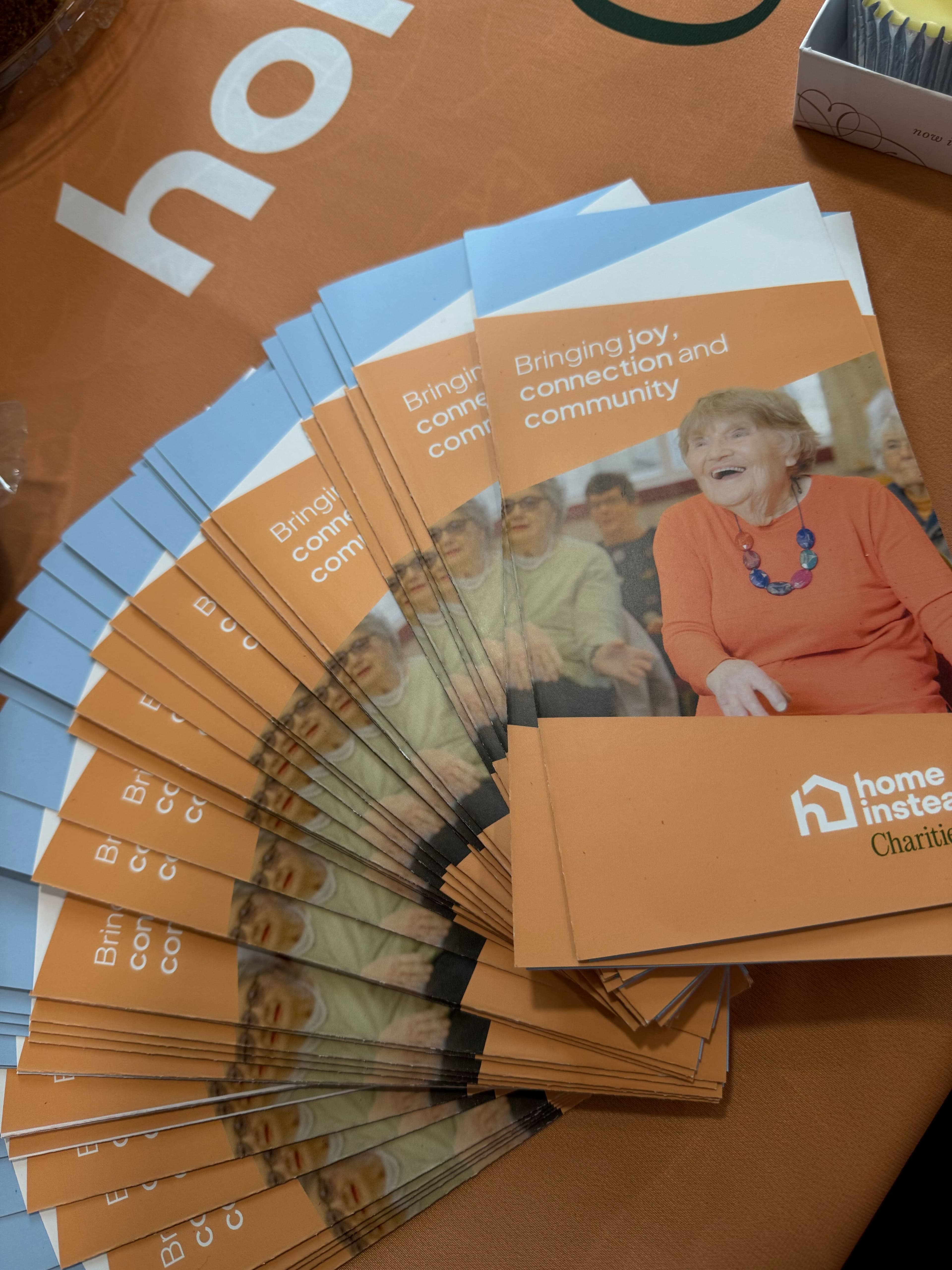 Leaflets for Home Instead charities
