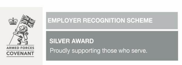 Armed Forces Covenant Silver Award for Employer Recognition Scheme, supporting those who serve. - Home Instead