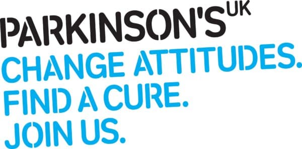 Parkinson's UK logo with the text "Change Attitudes. Find a Cure. Join Us." in blue and black letters. - Home Instead