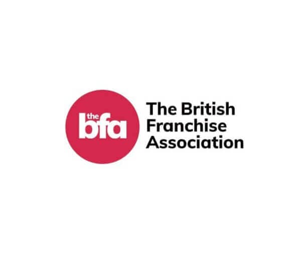 Logo of The British Franchise Association, featuring a large red circle with "the bfa" text and the organization's full name to the right. - Home Instead