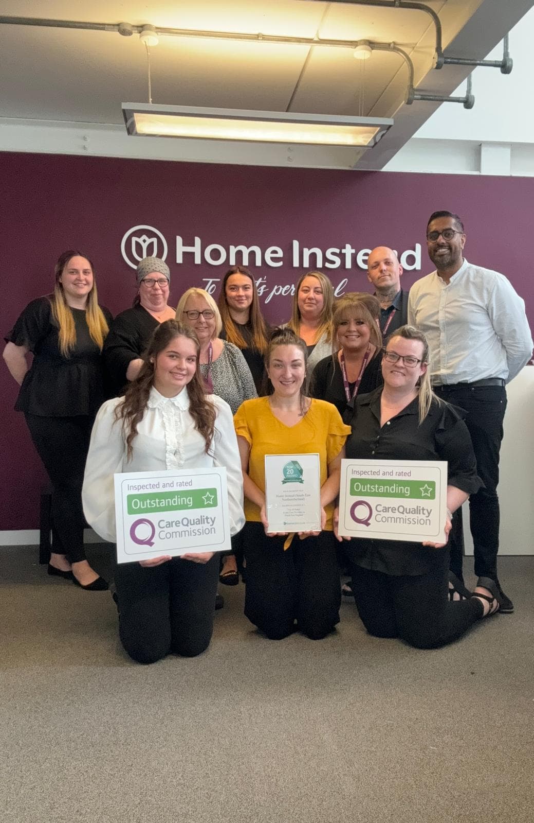 Listed in the top 20 home care companies in our region