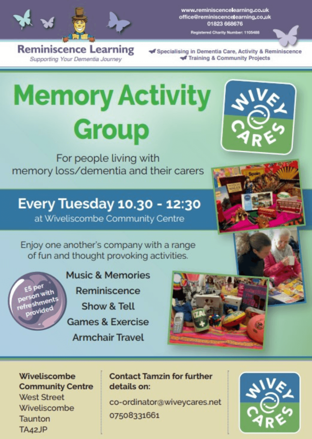 memory activity group events notice