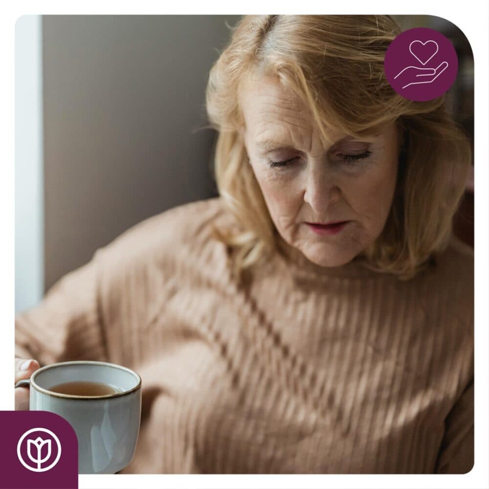 A concerned loved one thinking about home care for their parent - Home Instead Sutton Coldfield