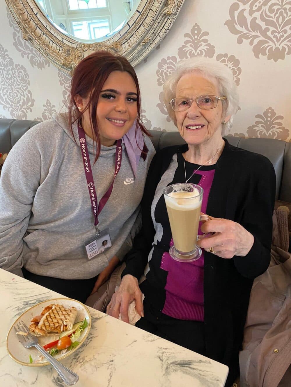 "home care South Lakes," "compassionate carers," and "professional caregivers providing companionship care and personal care." Other helpful keywords include "dementia care," "respite care," "end of life care," "home help," "client health monitoring," and "nail care services." We’ll highlight our "person-centred care," "tailored care plans," and commitment to "dignity and respect," ensuring that all images reinforce our trusted support and our mission to help people live safely and independently at home.