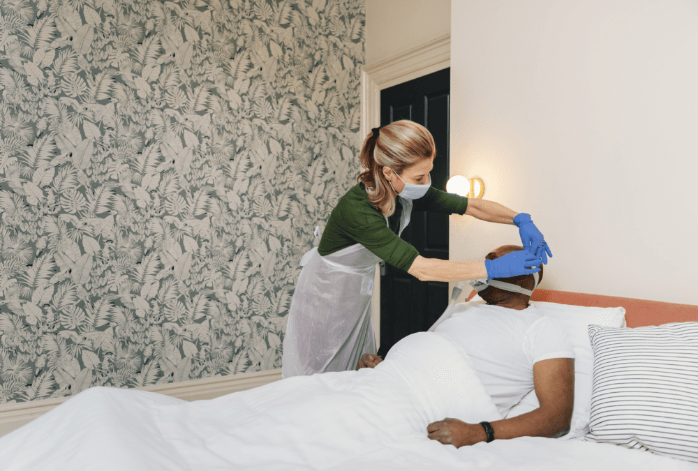 Breathing exercises to improve lung function in older people