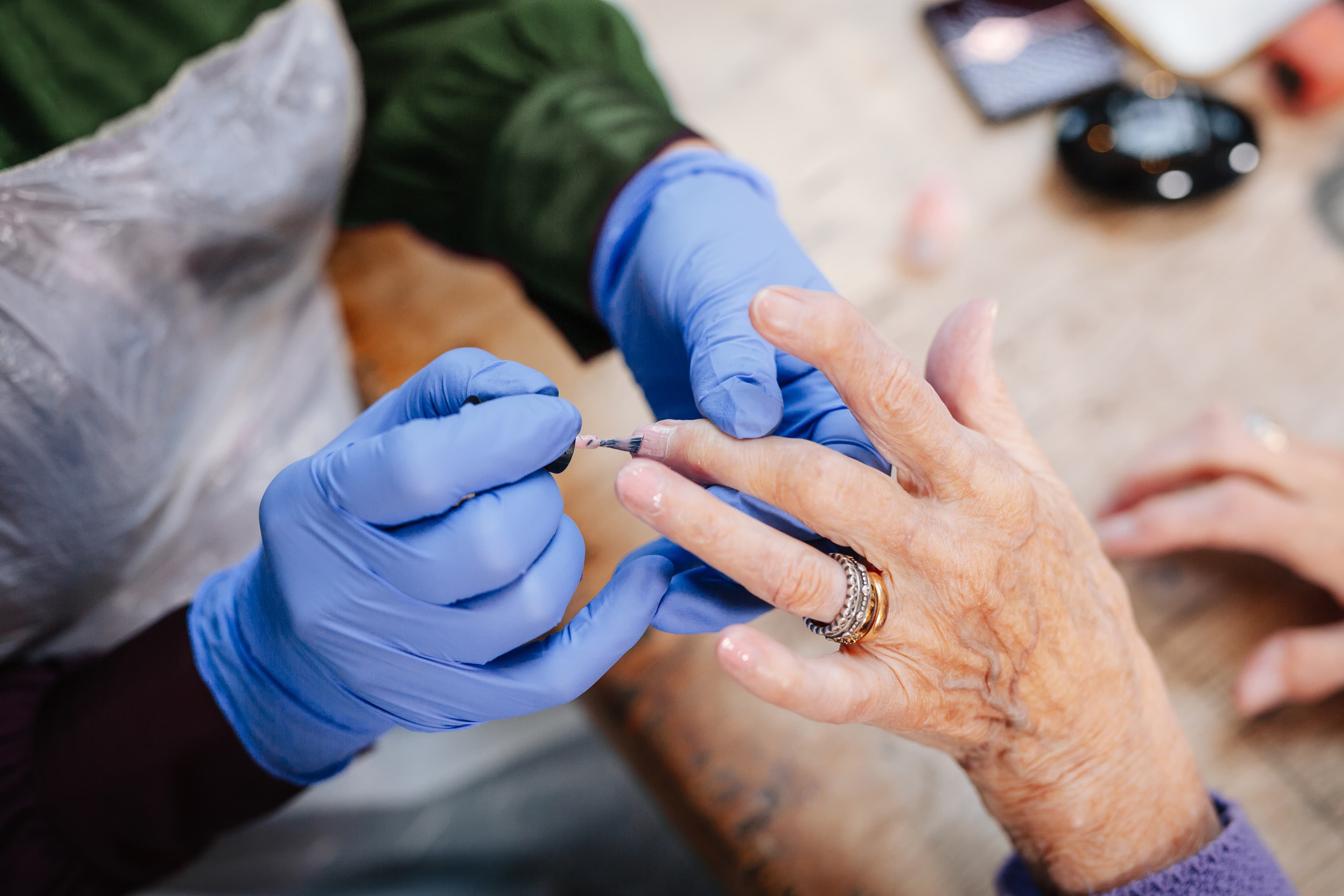 Hand, foot & nail care for older adults